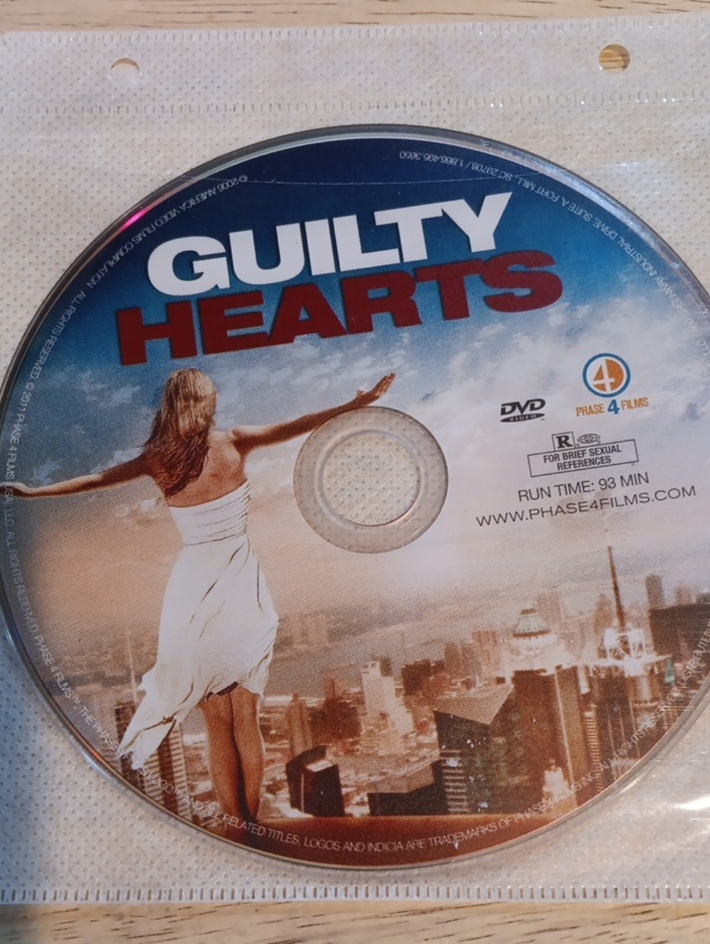 Guilty Hearts DVD *NO CASE*